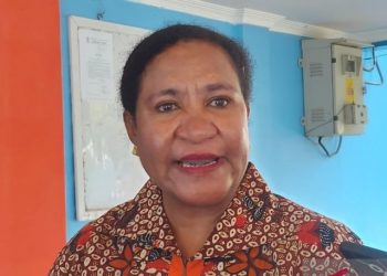 KPU Chairperson for Papua Province Diana Simbiak