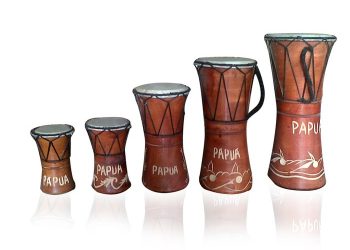 Tifa is a traditional Papua musical instrument.