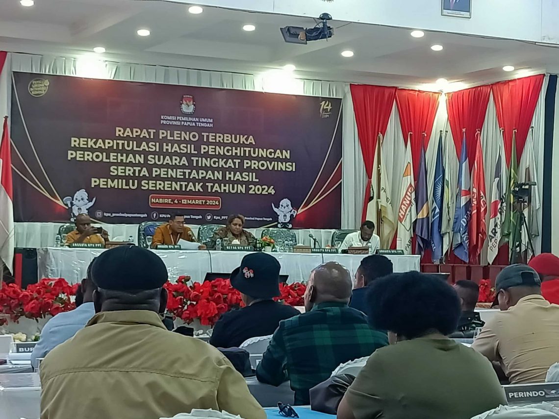 Papua Mountain KPU Prepares for RI Plenary Meeting. Source Jubi Papua.