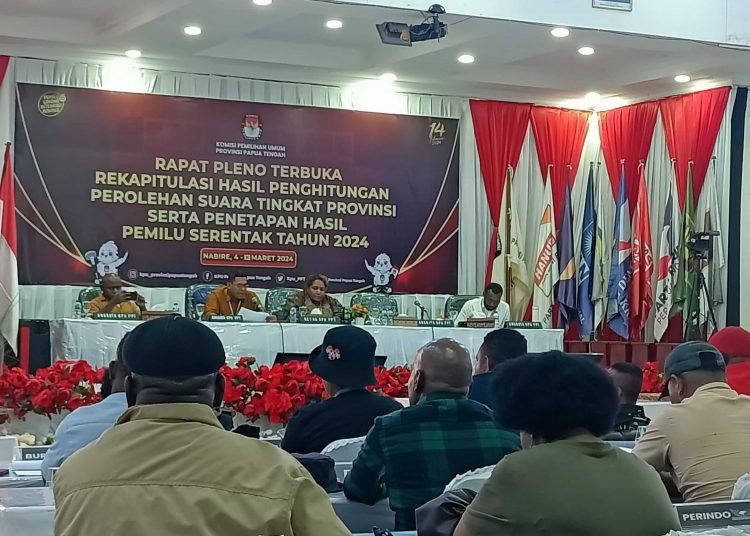 Papua Mountain KPU Prepares for RI Plenary Meeting. Source Jubi Papua.