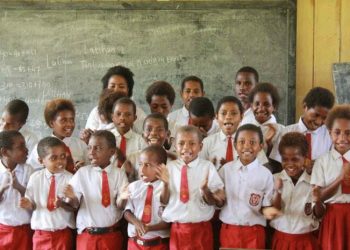 Peringatan Penuh Semangat, Papua Merayakan #SelamatHARDIKNAS2024. Sumber Jaga Melanesia.