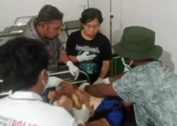 Aksi Penembakan KKB di Intan Jaya. Sumber Sindonews.