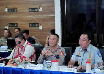 Kakorlantas Polri, Irjen Pol Aan Suhanan, melakukan survei untuk memastikan kesiapan jalur utama Operasi Lilin 2024