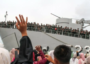 450 Soldiers from Yonif 113 Jaya Sakti Depart for Border Security Mission in Papua