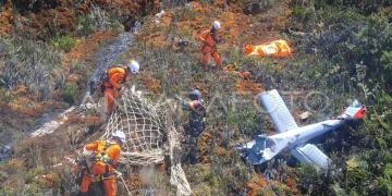 Helicopter Crash by PT Intan Angkasa in Central Papua, Four Victims Recovered