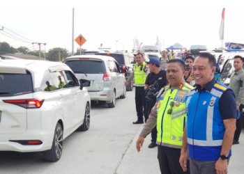 Kakorlantas Tinjau Tol Fungsional Japek II, Arus Balik Dipastikan Terkendali