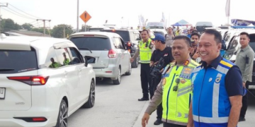 Kakorlantas Tinjau Tol Fungsional Japek II, Arus Balik Dipastikan Terkendali